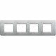 AM4802/4SL BTCINO MX-PIASTRA 2X4M ARGENTO