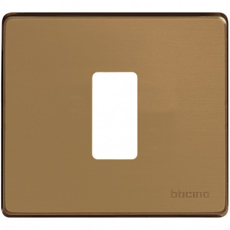 500/1/BR BTCINO MG-PLACA 1M CENT BRONCE