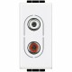 N4281 BTCINO LL-BASE ÁUDIO RCAX2 1M BRANCO.