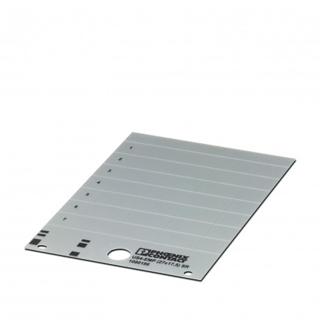US4-EMP (27X17,5) SR 1090186 PHOENIX CONTACT Rótulo para encaixar, Cartão, branco, sem rotular, rotulable co..