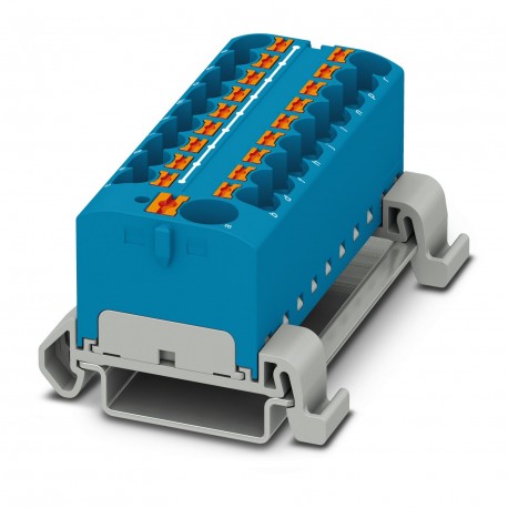 PTFIX 10/18X4-NS35A BU 3273770 PHOENIX CONTACT Block for distribution, nominal voltage: 800 V, rated current..