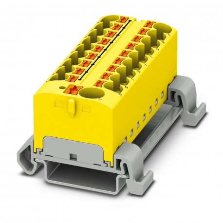 PTFIX 10/18X4-NS35A YE 3273774 PHOENIX CONTACT Block for distribution, nominal voltage: 800 V, rated current..