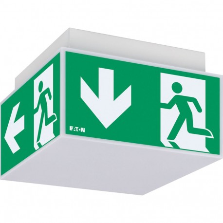 EXIT CUBE 33022 CG-S (LUMINAIRE) 40071353421 EATON ELECTRIC EXIT CUBE 33022 CG-S (LUMINAIRE)