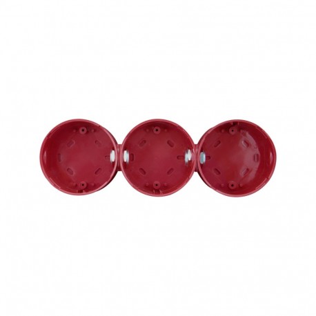 593008FULL-0321 CB/3/R COMBI TRIPLE DEEP BASE RED EATON ELECTRIC CB/3/R COMBI TRIPLA BASE PROFONDA ROSSO