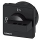 3LD9343-2C SIEMENS commande rotative, manette de commande noire, déverrouillable avec un outil, 66x66 mm, ve..