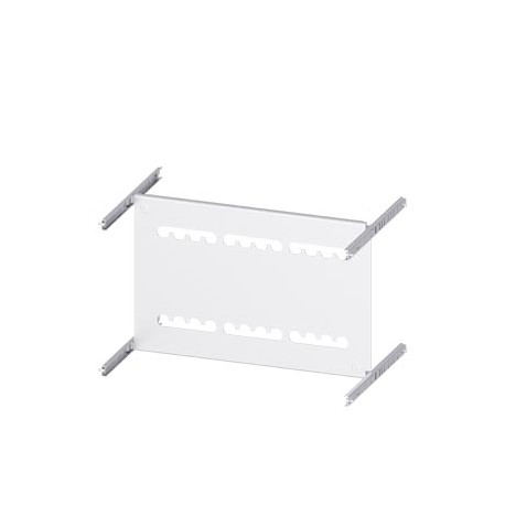 8PQ6001-5BA70 SIEMENS Montageplatte 3VA12 (250A), 3- oder 4-polig, Stecktechnik, RCD: ohne, H: 400mm B: 600mm