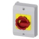 3LD9224-3GH SIEMENS jeu de commande rotative, commande rotative rouge/jaune, pour coffret en matière isolant..