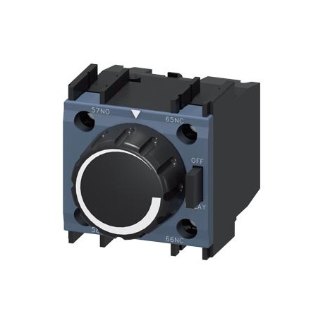 3RT2927-2PR11 SIEMENS pneumatically time-delayed auxiliary switch, off delayed 10-180 s, 1 NO + 1 NC, for mo..