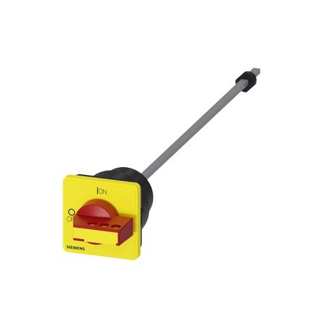 3LD9343-3CA SIEMENS commande rotative débrayable de porte, manette de commande rouge/jaune, déverrouillable ..
