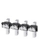 3VA9604-0QE00 SIEMENS rear connection stud flat 4 units accessory for: 3VA25