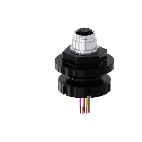 3SU1900-0JP10-0AA0 SIEMENS adapter M12 socket, 8-pole, for M20/M25 cable entry, for plastic/metal enclosure