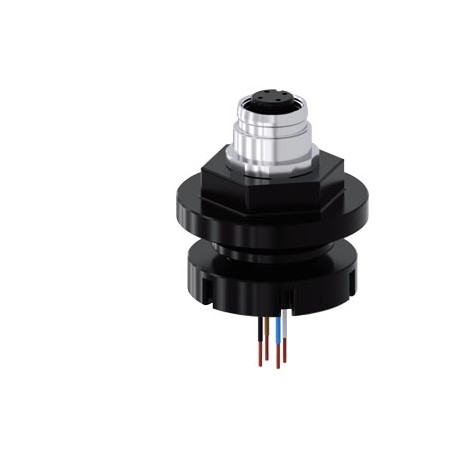 3SU1900-0JM10-0AA0 SIEMENS adapter M12 socket, 4-pole, for M20/M25 cable entry, for plastic/metal enclosure
