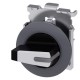 3SU1062-2FF60-0AA0 SIEMENS Selector, iluminable, 30 mm, circular, metal, mate, blanco, selector, corto, anil..