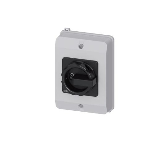 3LD9224-1GH SIEMENS jeu de commande rotative, commande rotative noire, pour coffret en matière isolante, ver..