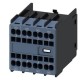3RH2911-2NL40 SIEMENS auxiliary switch, solid-state compatible, on the front, 4 NO, .3/.4, .3/.4, .3/.4, .3/..