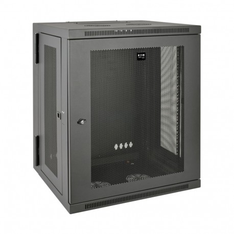 SRW15US EATON ELECTRIC SmartRack 15U Low-Profile Switch-Depth Wall-Mount Half-Height Rack Enclosure, Hinged ..