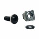 SRCAGENUT5MM EATON ELECTRIC Kit de ferragens SmartRack Square Hole com 50 parafusos e arruelas M5