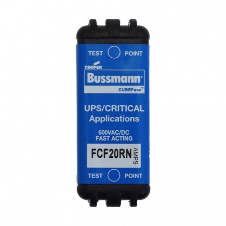 FCF20RN EATON ELECTRIC Action rapide CUBEFuse 20A Non-indication