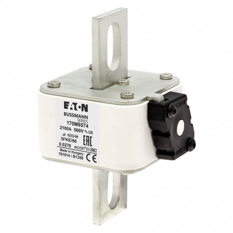 FUSE 2100A 500V 3FKE/90 US AR 170M6574 EATON ELECTRIC ПРЕДОХРАНИТЕЛЬ 2100A 500V 3FKE/90 США AR