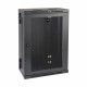 SRW18US13 EATON ELECTRIC SmartRack 18U Low-Profile Patch-Depth Wall-Mount Half-Height Rack Enclosure, Hinged..