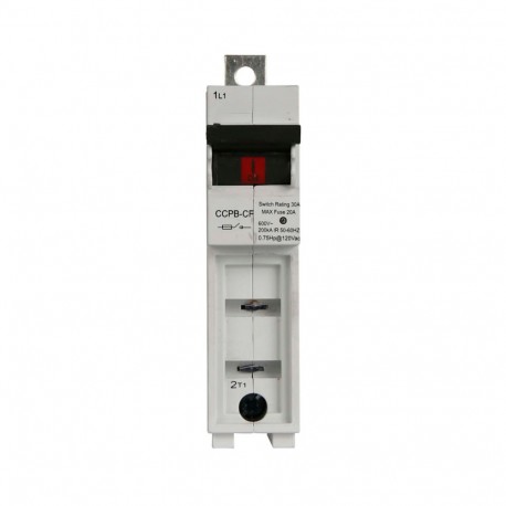 Low Voltage North American CCPB-1-20CF EATON ELECTRIC CCP BASE, 1 POLE, 20A CF PANEL BOARD