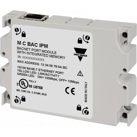 MCBACIPM CARLO GAVAZZI Kommunikationsmodul, BACnet-over-modul-IP-port-speicher integriert, um WM40