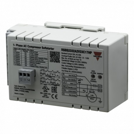 RSBS2332A2V23C17HP CARLO GAVAZZI Single Phase Starter, Scroll Compressors