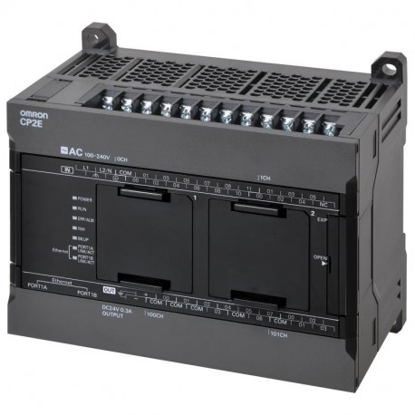 CP2E-N30DR-A CP2W0003R CP2EN30DRA OMRON CP2E series compact PLC Network type 18 DI, 12DO Relay output Power ..