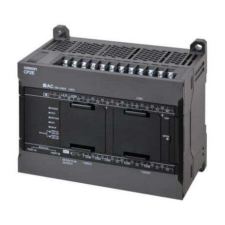 CP2E-N30DR-D CP2W0008M CP2EN30DRD OMRON CP2E series compact PLC Network type 18 DI, 12DO Relay output Power ..