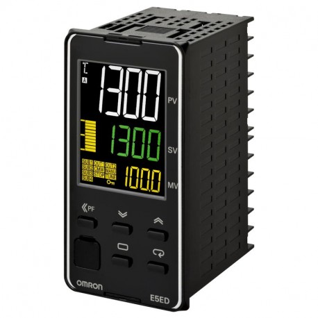 E5ED-RX4D6M-000 E5ED1003D 676843 OMRON Ctrl. Temp, PRO, 1/8 DIN (96x48mm), Sal. Relay, 4sal. aux, 24VAC/DC