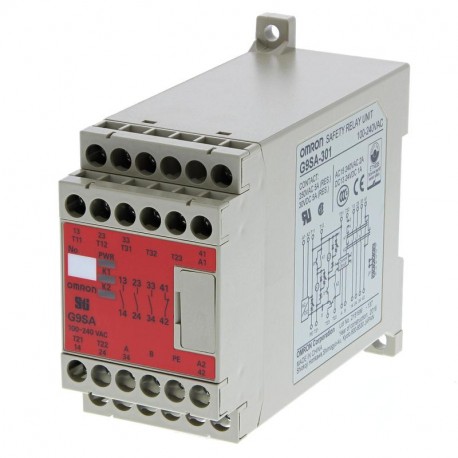 G9SA-301 AC/DC24 G9SA6001H G9SA301ACDC24 OMRON Module de sécurité 3PST-NA SPST-NC 24vac/dc