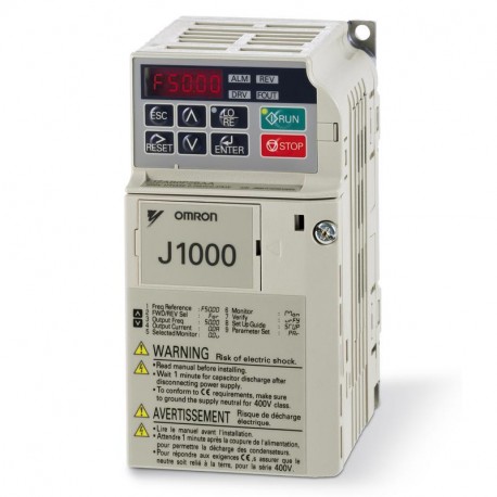 JZAB0P2BAA 3G3Z1506H 246647 OMRON Onduleur 240V AC monophasé 0.25kw 1.6A V/F contrôle, fréquence de sortie m..