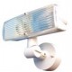 21015 LUXOMAT ECOLIGHT 18 / M, automatico, bianco per installazione a parete e soffitto