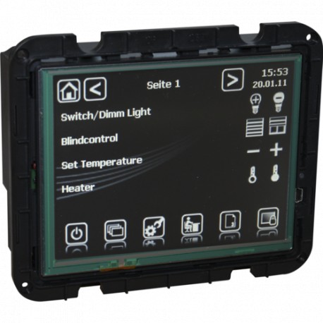 90120 LUXOMAT KNX Control Touch-Panel blanco 