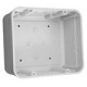90128 LUXOMAT Caja empotrable para montaje en pared gris