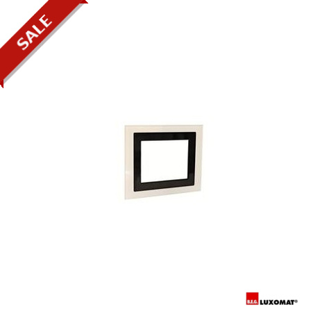 90142 LUXOMAT Frame white glass