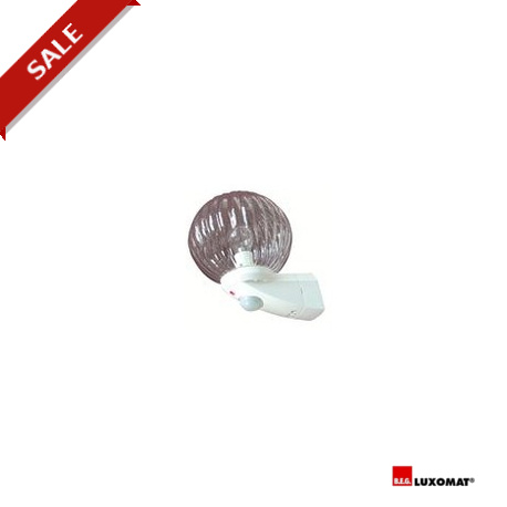 91306 LUXOMAT ALC-K / 360, bianco, 100W / E27 Globe Cristal