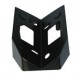 91325 LUXOMAT ALC-ES Socle d'angle, noir
