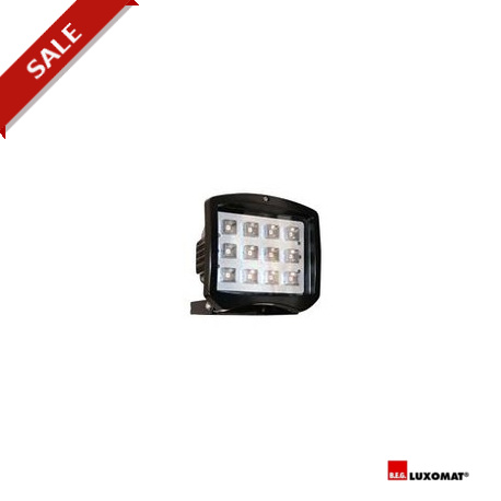 91825 LUXOMAT FL-LED-12-noir