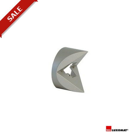 92048 LUXOMAT Ecksockel AL2/Edelstahl-Optik