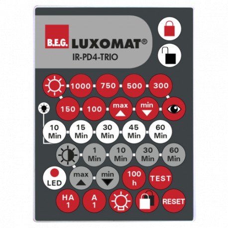 92097 LUXOMAT Télécommande IR-PD4-TRIO
