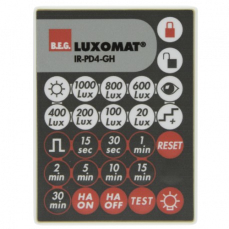 92215 LUXOMAT Télécommande IR-PD4-GH
