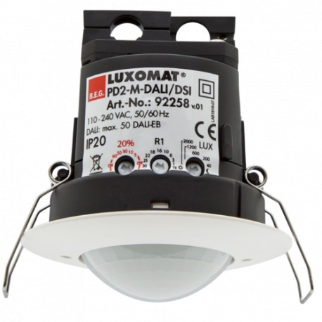 92258 LUXOMAT PD2-M-Dali-DSI-FP blanc
