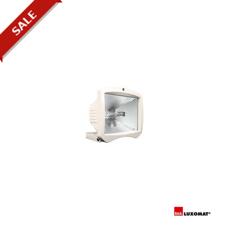 92351 LUXOMAT Proiettore 500W, bianco, per lampade alogene