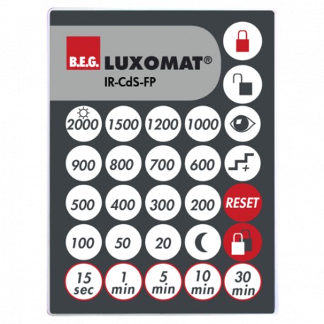 92396 LUXOMAT IR-CdS-DE
BEG Luxomat Fernbedienung