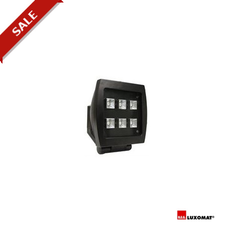 92533 LUXOMAT FL3-6-LED-schwarz BEG Luxomat LED-Strahler