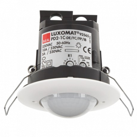 92565 LUXOMAT Rilevatore di occupazione PD2-1C-FC, Maestro, controllabile a distanza, il montaggio a soffitto