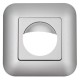 92633 LUXOMAT Marco IP20 gris plata, RAL9006