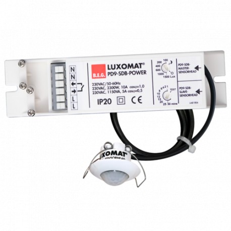 92912 LUXOMAT PD9-M-1C-SDB-IP65-DE-weiß
BEG Luxomat Präsenzmelder