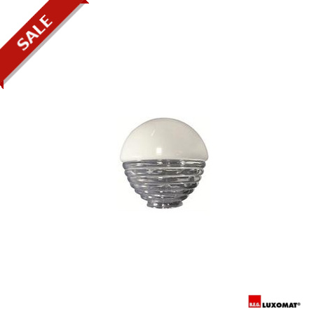 94102 LUXOMAT Globe Type BRUXELLES transparent/blanc
pour Pied Support AL2, ALC